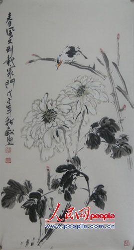 清新意韵时代气息张秋献的花鸟画