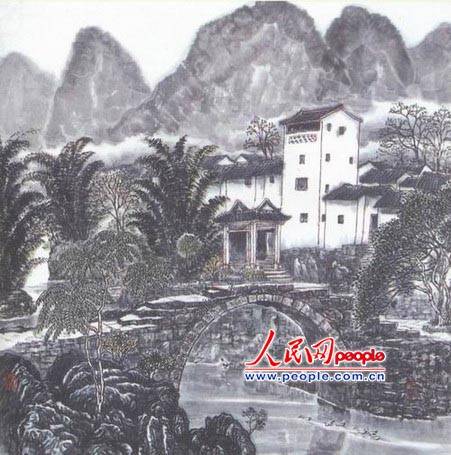 滚动 > 正文 陈建国(陈山),1941年生,广西阳朔人.自幼酷爱绘画.