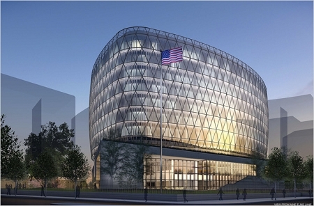 美国驻伦敦新使馆最终建筑设计方案惹争议